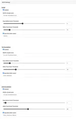 Screenshot of RSVP Auto-Escalation Settings.