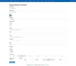 Screenshot of Report Delivery Scheduler.