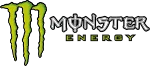 Monster Energy logo.