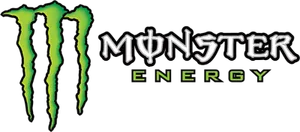 Monster Energy logo.
