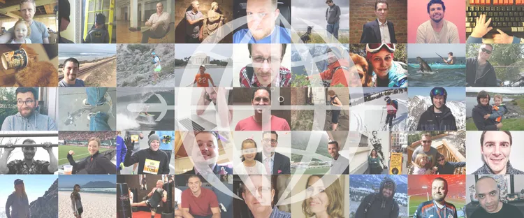 grid of all the people at network ninja